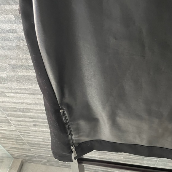 Calvin Klein Faux Leather Top - Picture 8 of 14